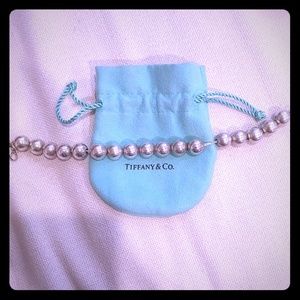 Tiffany's Sterling silver bead braclet